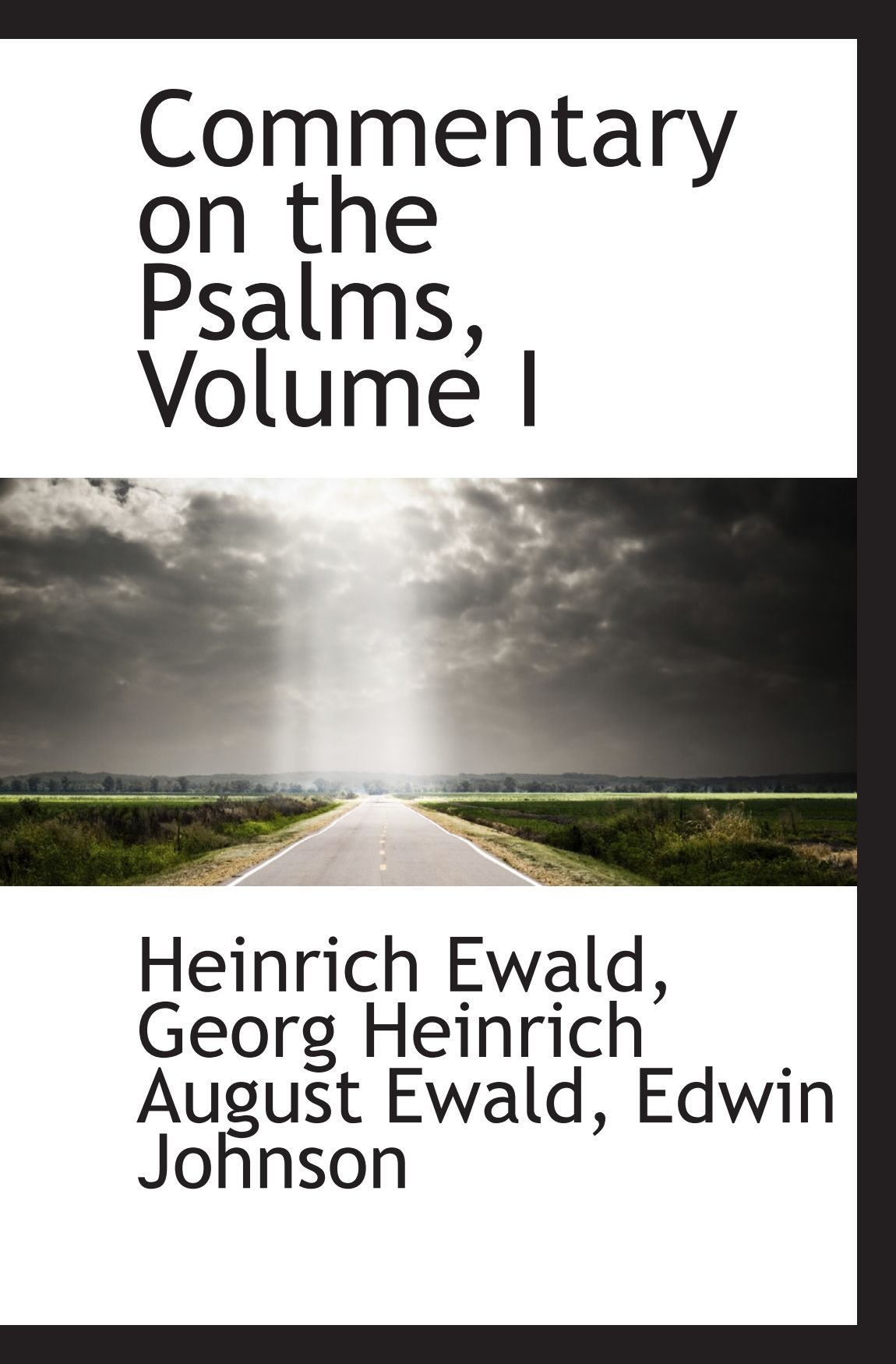 Commentary on the Psalms, Volume I