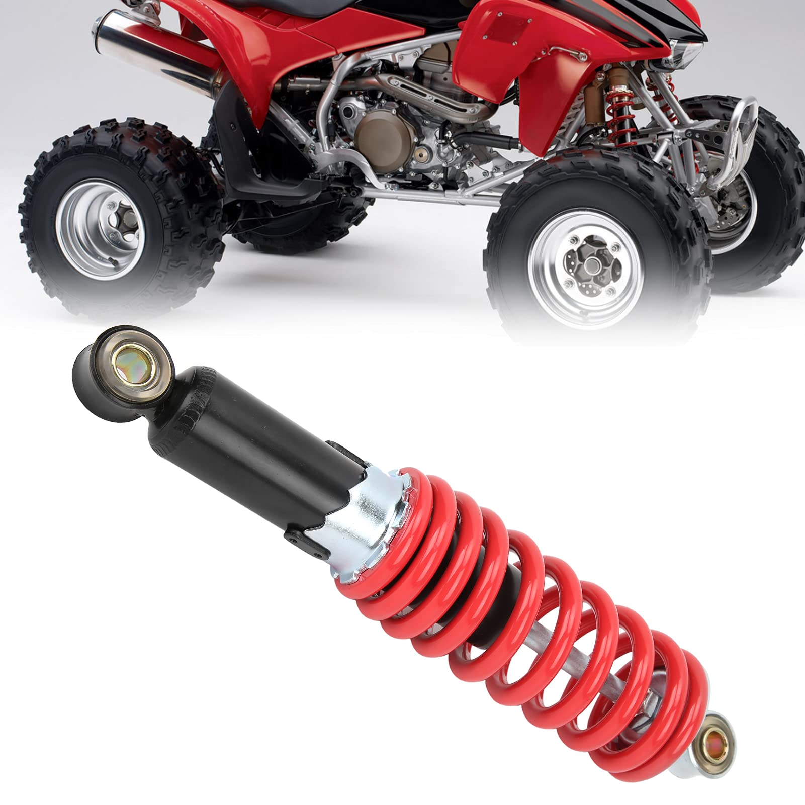 Amortisseur de Moto Universel, 260mm Amortisseur Avant, Suspension Arrière, Réglable Remplacement Amortisseurs pour Motos 70-125 CC, Moto Tout-terrain, VTT