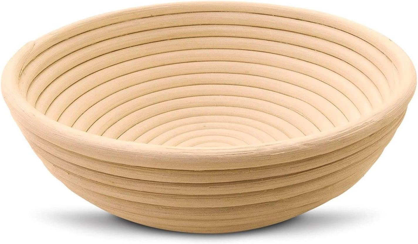 Killer's Instinct Outdoors 9" Inch Bread Banneton Proofing Basket Round Natural Rattan Proofing Baskets Premium Round Bread Making Tool for Professional Home Bakers Artisan Bread Dough