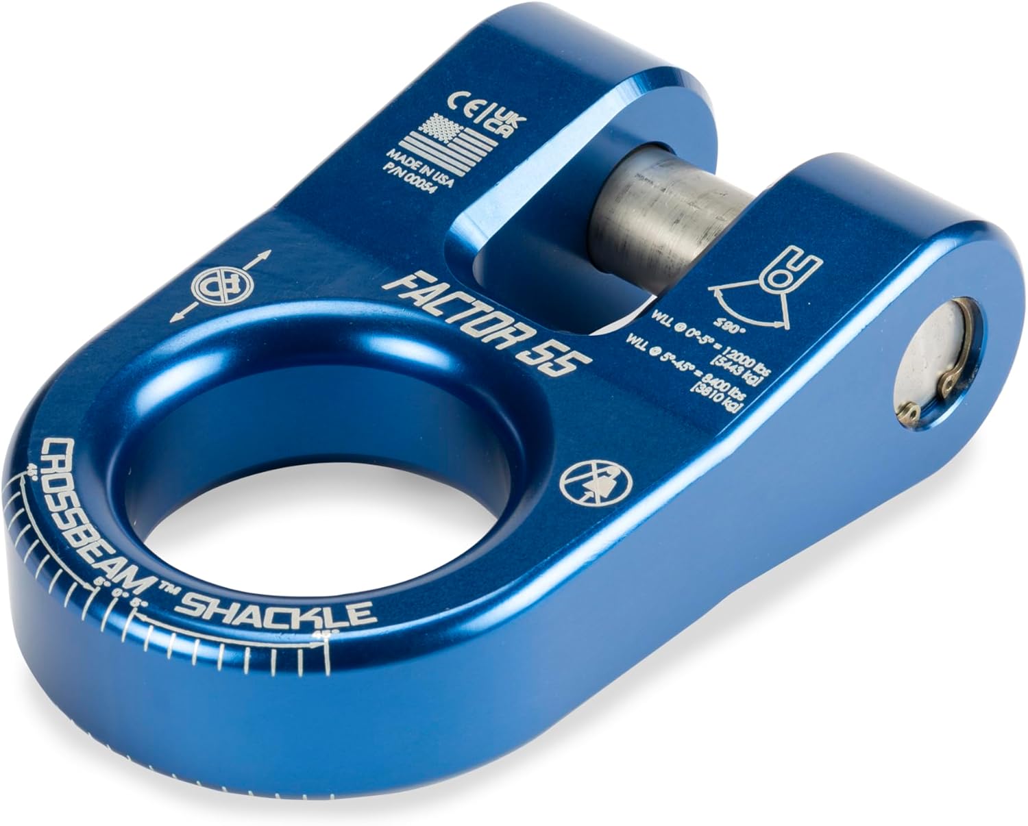 Factor 55-00054-02 - CROSSBEAM SHACKLE BLUE