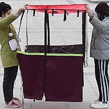 Trike Motorcycle Cover, PVC Transparent Rainproof Tarpaulin, 3 Wheel Cargo Trike Windshield Frame Canopy, Warmth Windproof Electric Tricycle Cover for All(A)