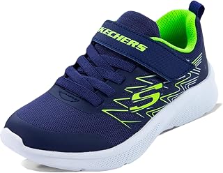 Skechers Boys Microspec Texlor Slip-On Sneakers - Lightweight Mesh Comfort for Active Kids