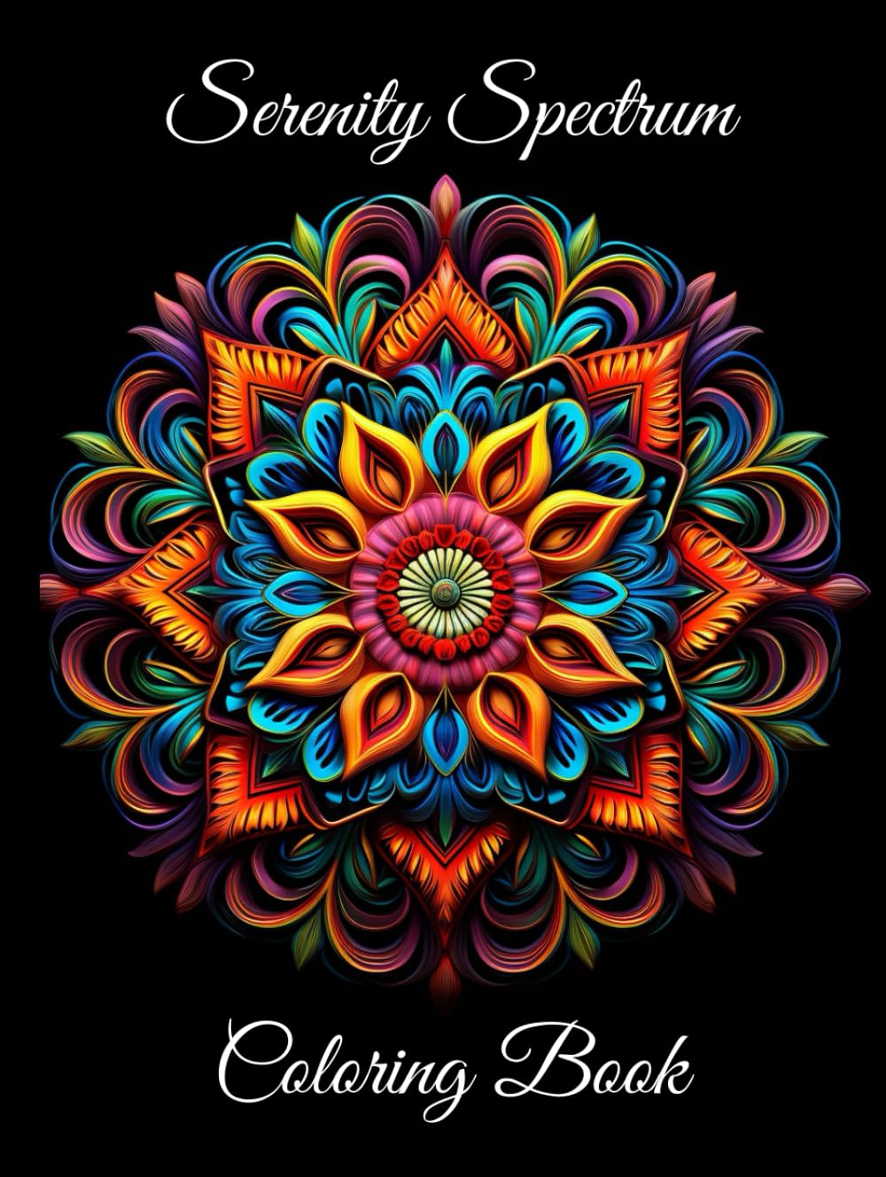 Serenity Spectrum Stress Relief: Adult Coloring Book with Animals, Landscape, Flowers, Patterns, Zen garden,Mandalas And Many More For Relaxation: ... forests, Pets and many more to calm yourself