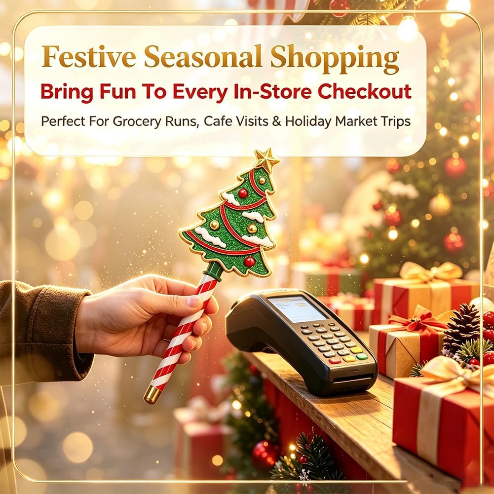 Contactless Payment Wand Christmas Tap Pay Magic Stick Holiday Accessory，Colour-C image 3