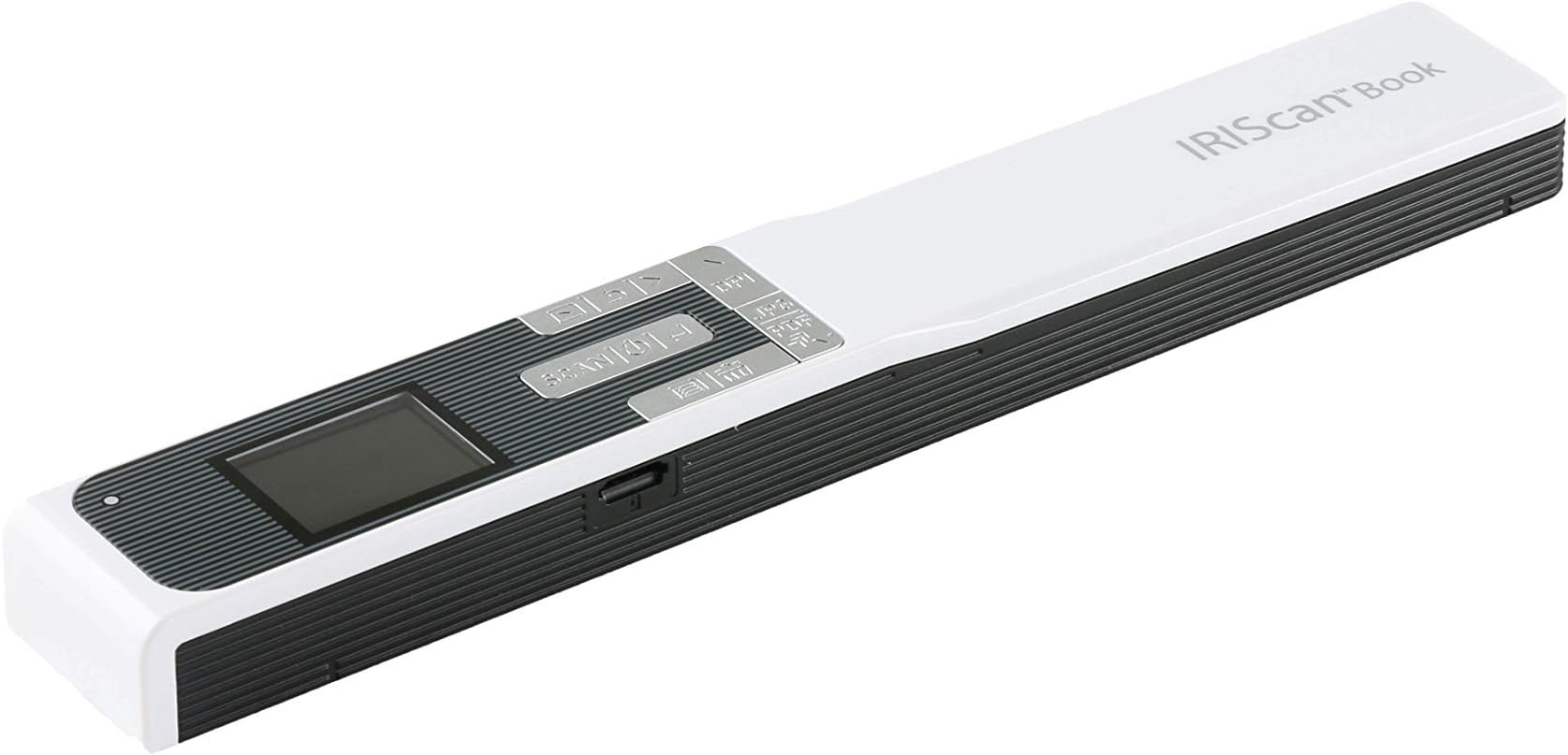 Book 5-Portable Scanner, Photo Scanner, Documents Scanner 1200DPI, Flat Scanning, SD Card, Battery, USB, No Driver, PDF to Word, Readiris OCR Win Mac White