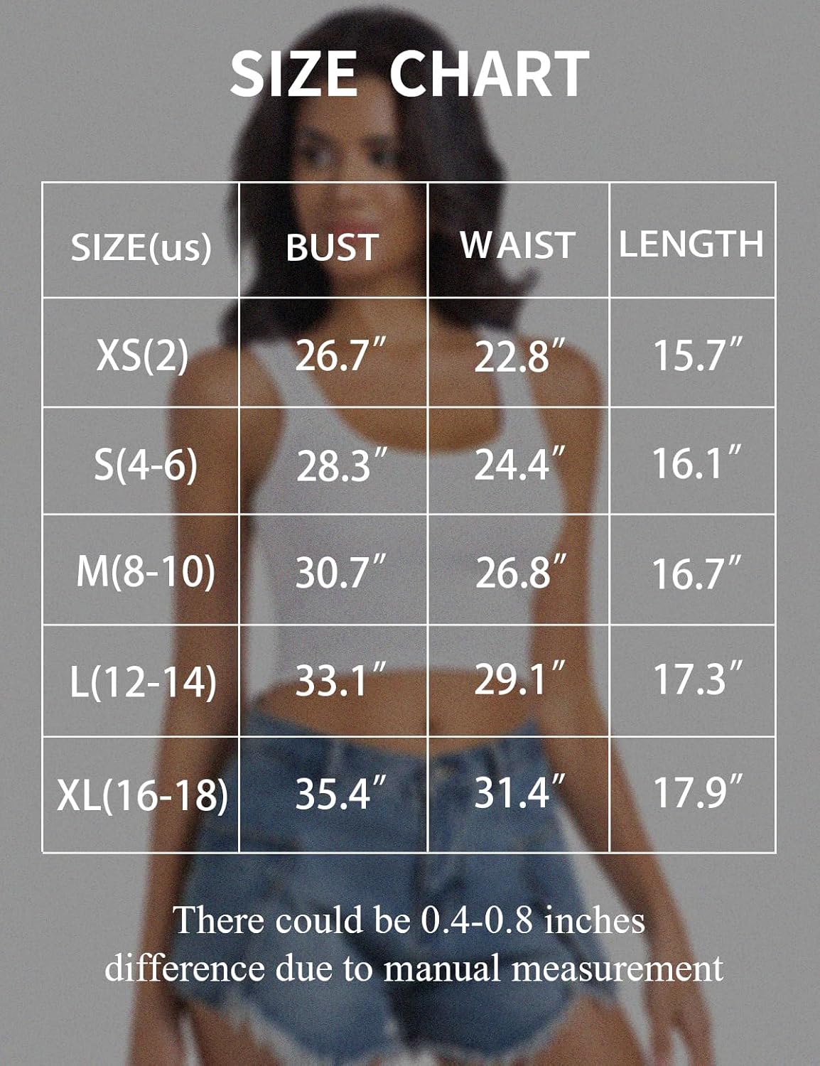 Women's Sleeveless Ribbed Crop Tops Crew Neck Stretchy Casual Basic Fitted Tank Top - Image 3