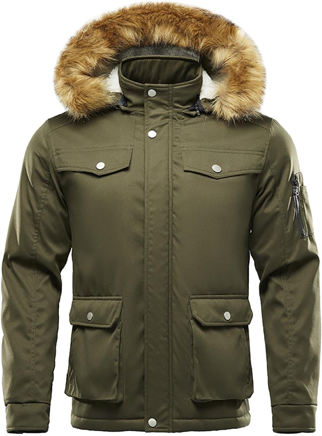 ♥ページ 防寒着大きいサイズ 暖かい 秋 パーカー メンズ パイソン 財布 メンズ