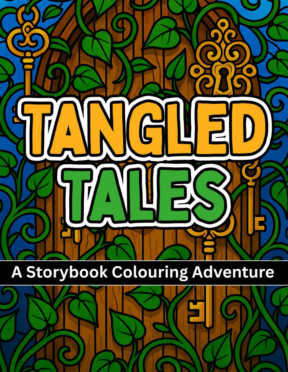 Tangled Tales: A Storybook Colouring Adventure: A Whimsical Adult Coloring Book for Mindfulness, Relaxation, and Creative Escape