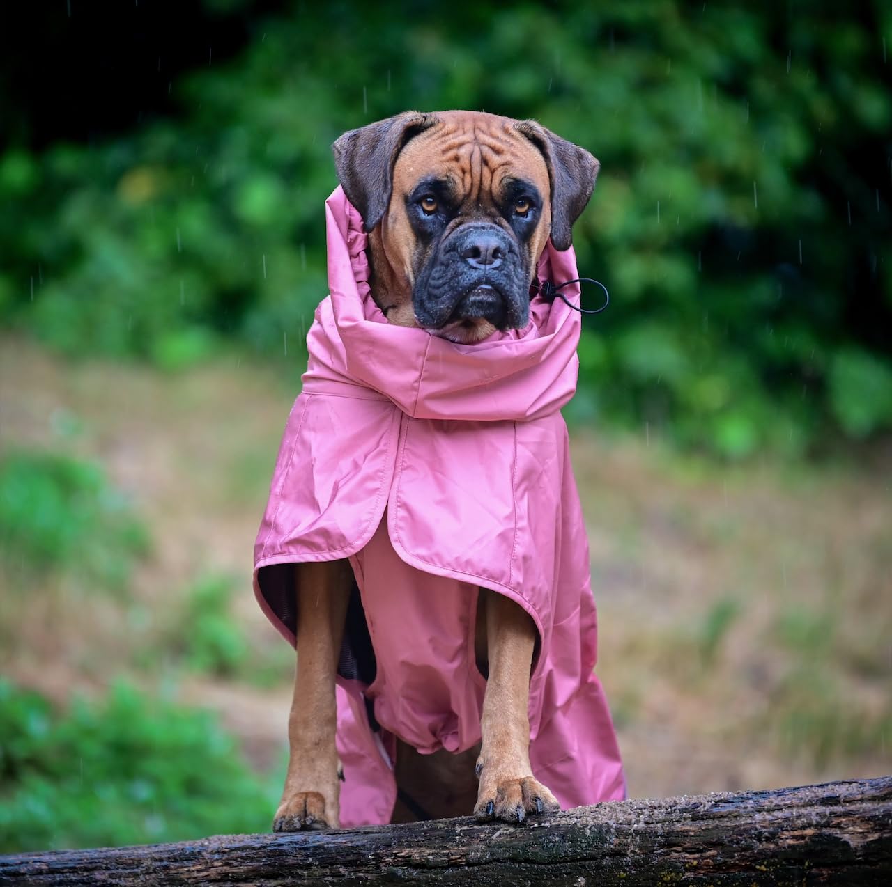 Spark Paws Impermeabile per cani, impermeabile antivento, per cani di taglia piccola, media, grande, extra large, riflettente, traspirante, copertura integrale - rosa mare, 3XL