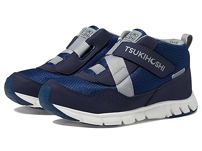 Tsukihoshi Kids Tokyo (Little Kid/Big Kid) Boys Shoes Navy/Gray : 1.5 Little Kid M, Synthetic/Textile