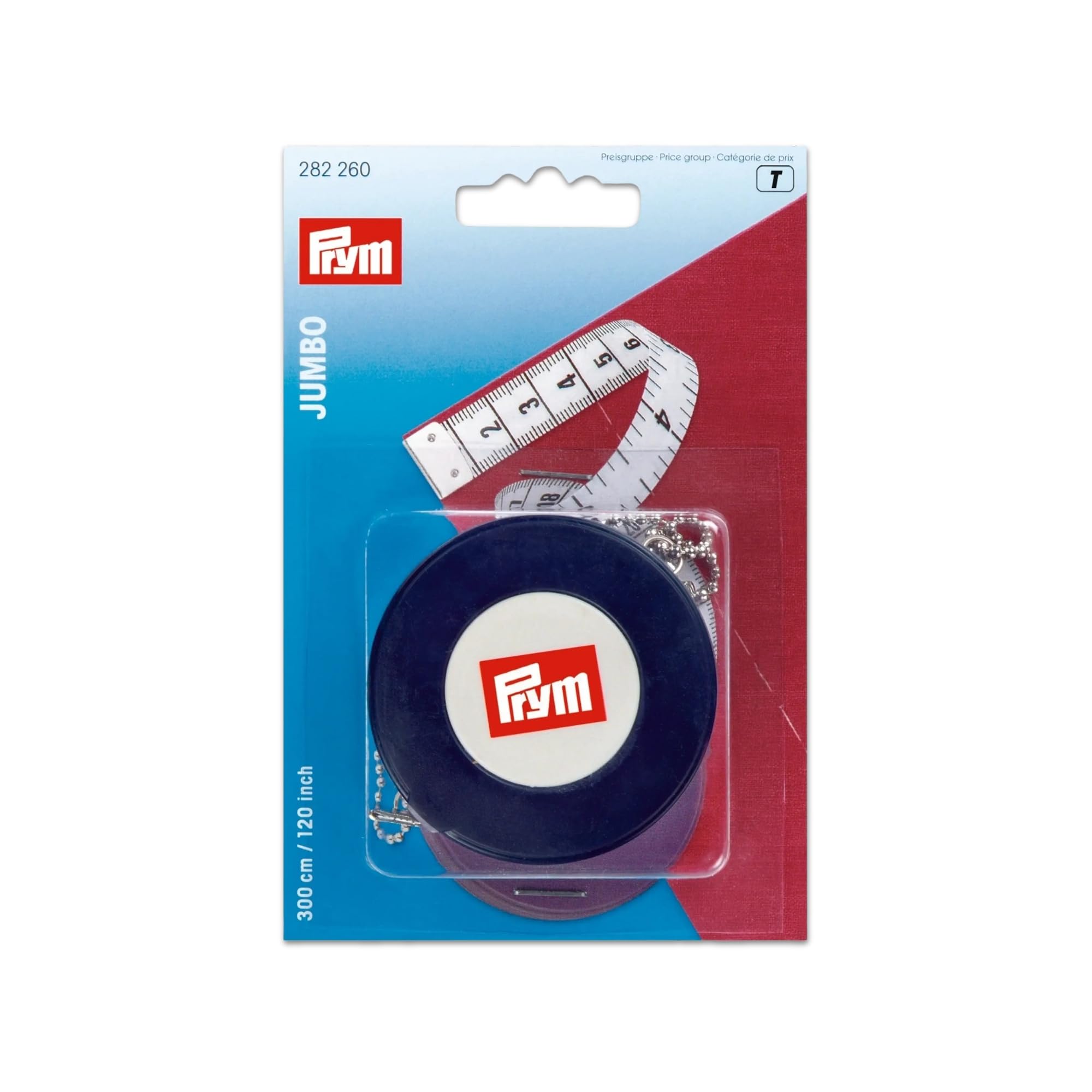 Prym Cinta Métrica De Primavera, Plastic, Blanco, 1 Pack