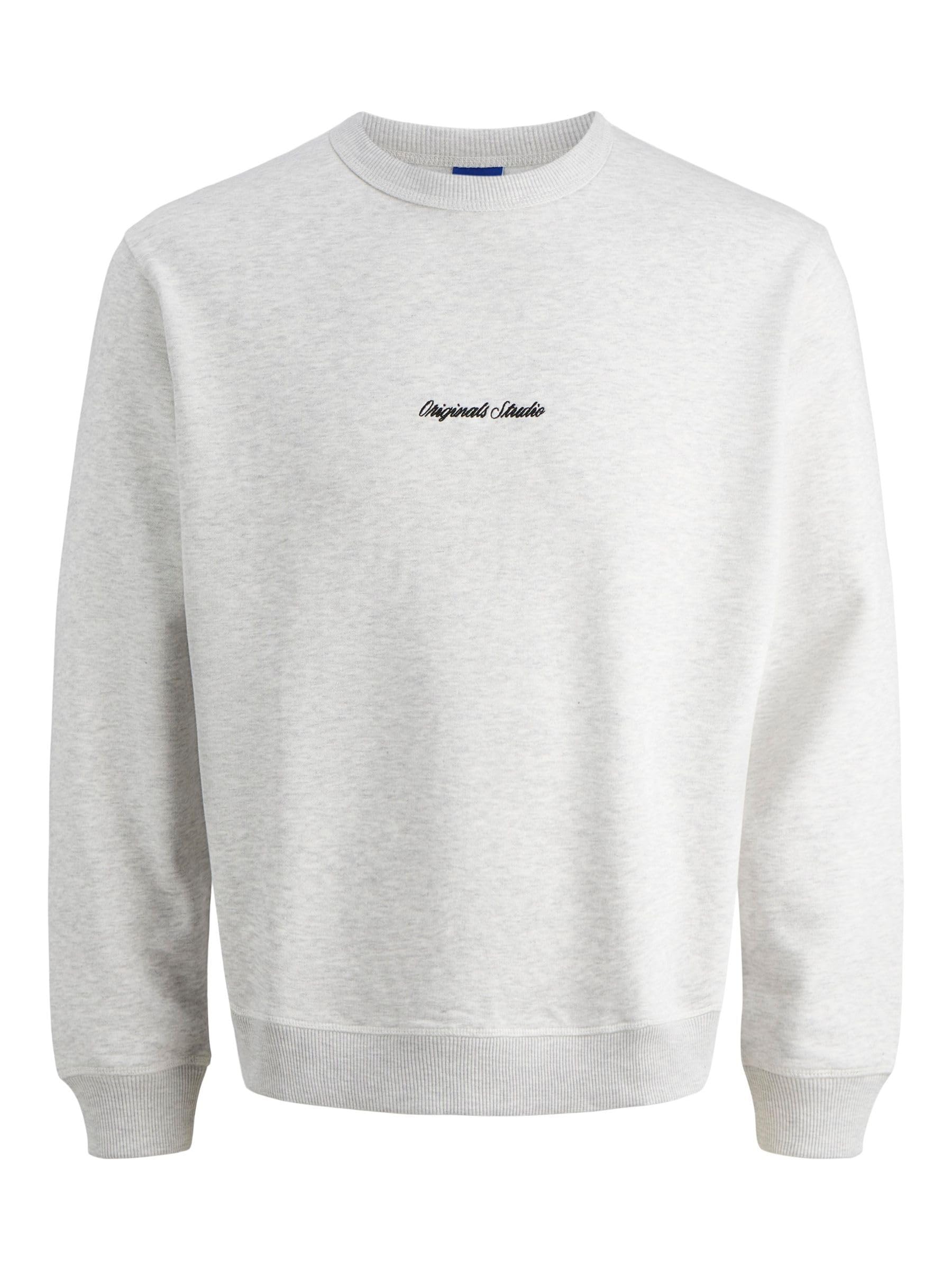 Jack And Jones Men's Norrebro Crew Sweat White Medium