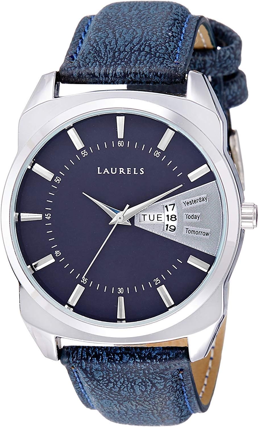Laurels Lo-inc-203 Analog Blue Dial Men's Watch-Lo-Inc-203