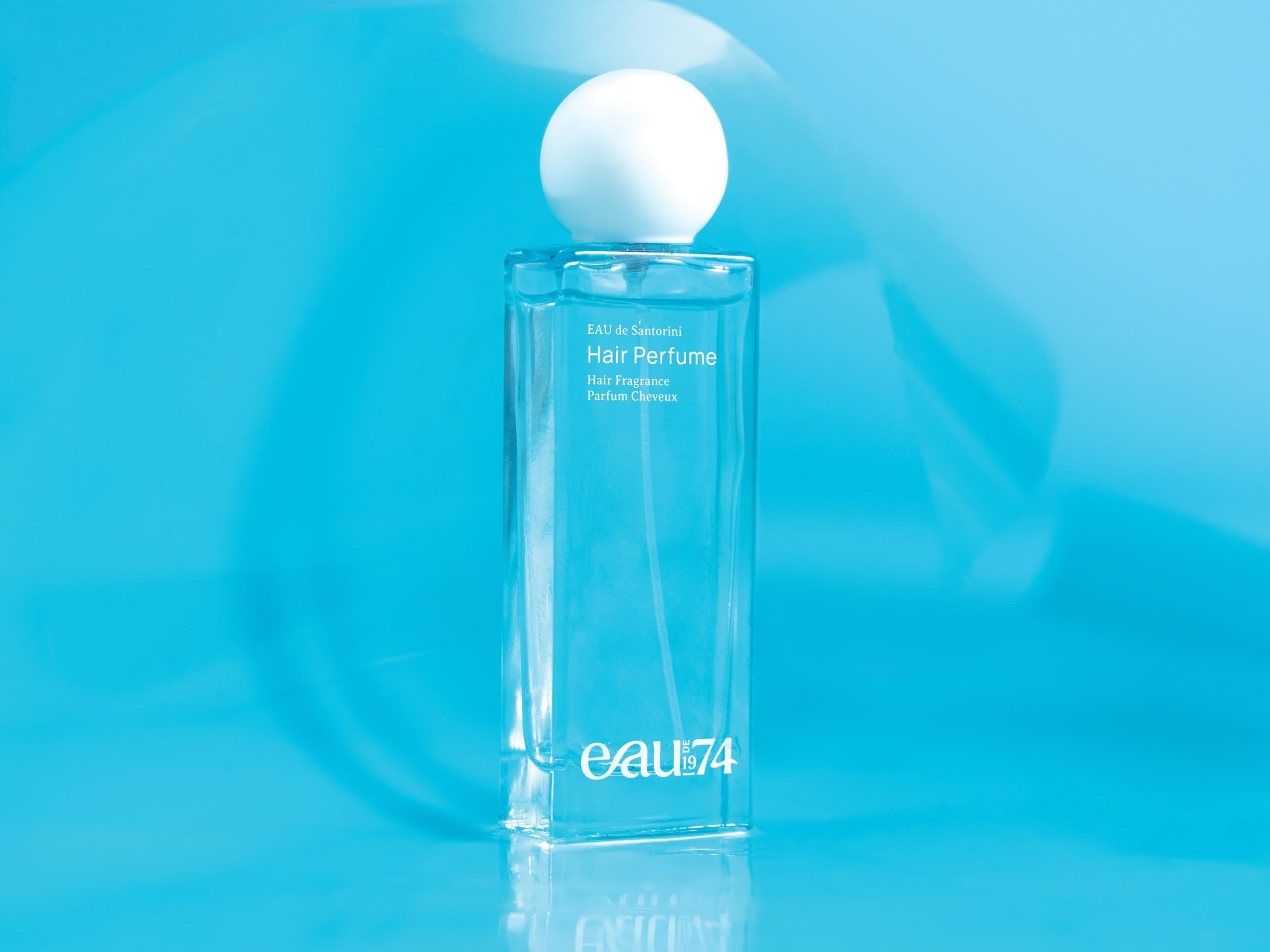 EAU de Santorini Hair Perfume Haarparfum 50 ml | Warmer & pudriger Duft mit Zitrone, Iris & Vanille | Mediterraner Sommerduft
