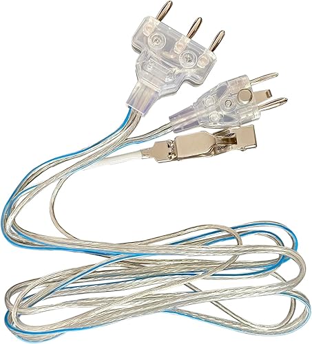 Miniatura 3 de LEONARK Cable de cuerpo de lámina de sable de espada de cerca, clip de abrazadera de alambre de cabeza de cerca, enchufe de dos pinesenchufe de tres