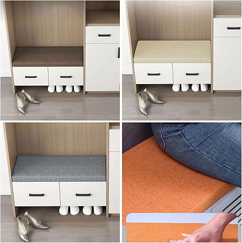 Miniatura 3 de Cojín de banco personalizado, almohadilla de banco de tamaño personalizado con parte inferior antideslizante, cojín de asiento de ventana panorámica