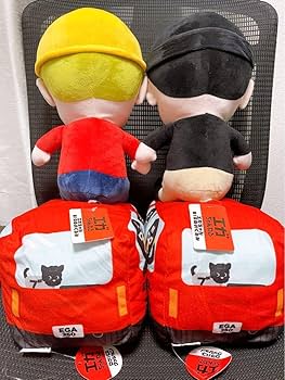 エガちゃんねる　BIGぬいぐるみ&ロケバスクッション Amazon.co.jp: 未使用 エガちゃんねる エガちゃん BIGぬいぐるみ