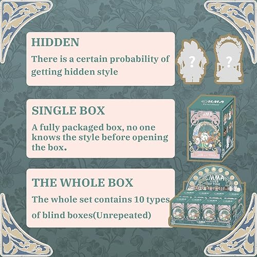 Miniatura 3 de LUCKY EMMA Secret Forest River of Time Series Caja ciega 1 unidad, bolsa ciega, caja ciega, caja misteriosa, juguetes lindos de escritorio para
