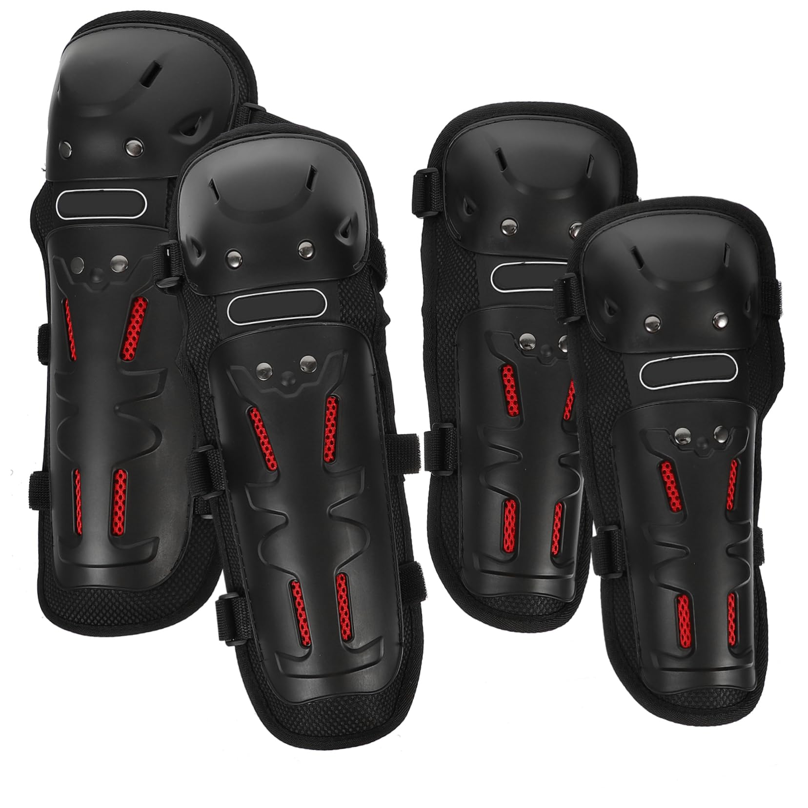 OSOLADY 1Set Protective Gear Winter Warm Motorcycle Knee and Elbow Pads for Outdoor Riding Ergonomic Design High Elasticity Durable Protection for Cycling and Sports Activities