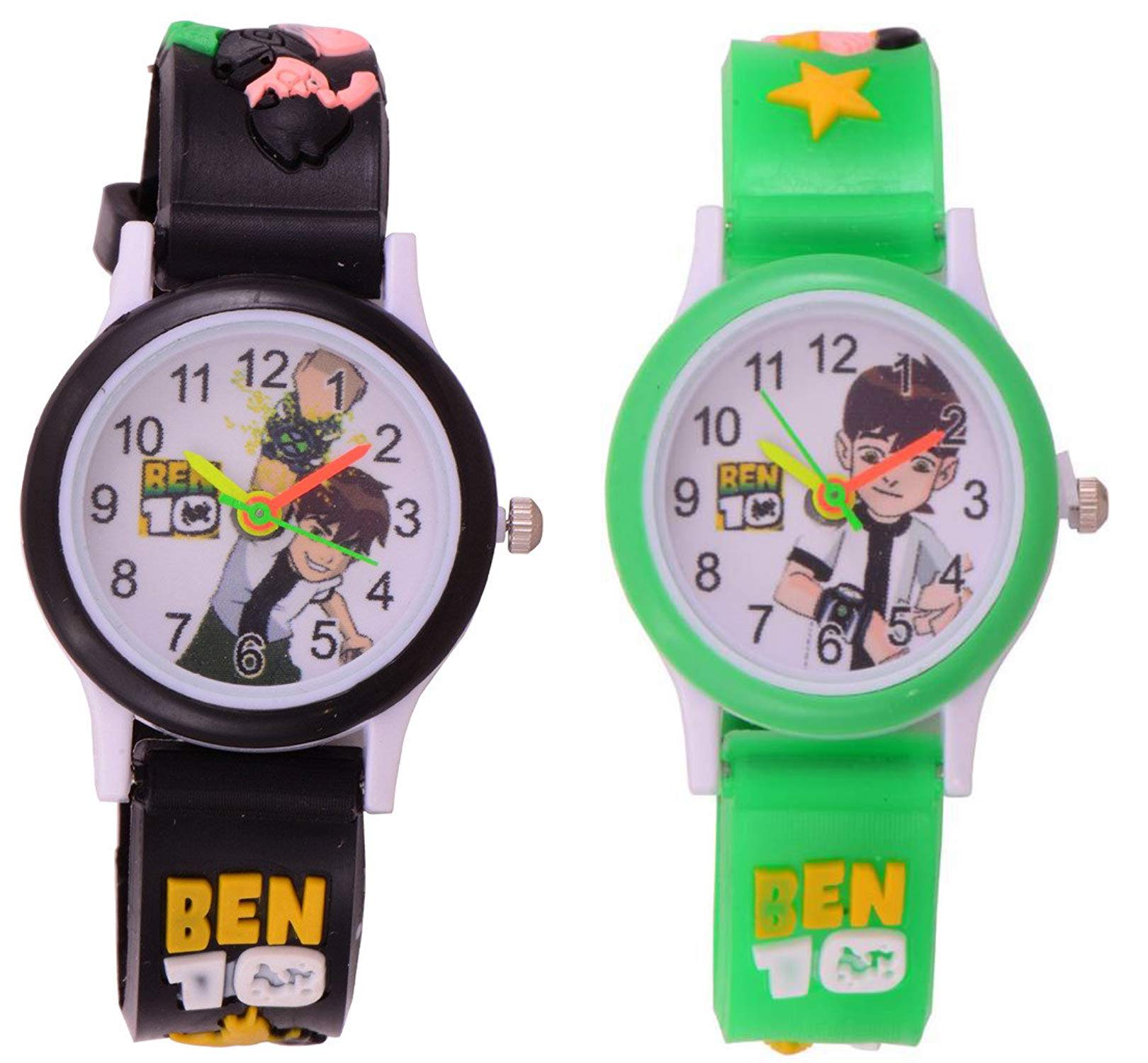 Rana Analogue White dial Kids Watch Combo Quartz Movement Green Black SPD (B07K53SR6N) Amazon Price History, Amazon Price Tracker