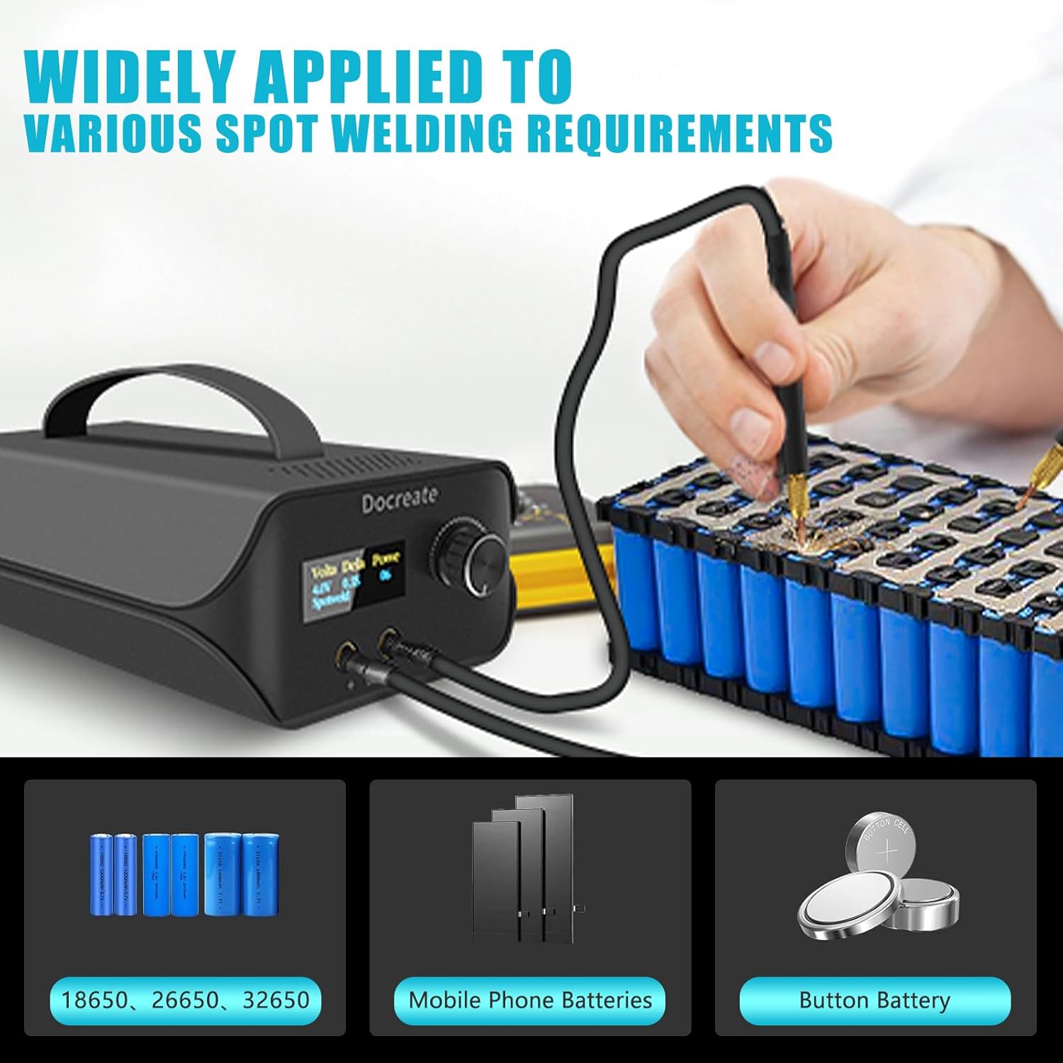 Portable Spot Welder for Battery Packs