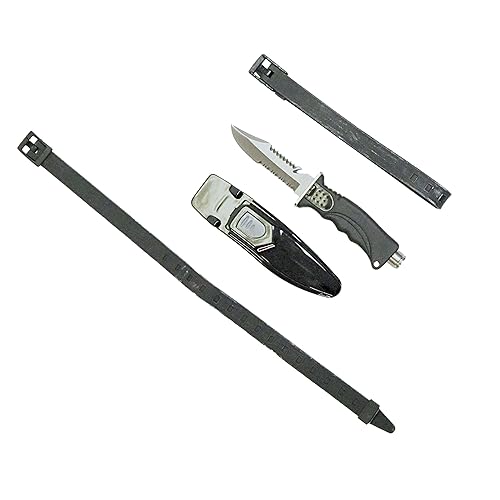 Miniatura 8 de Spearfishing Heavy Duty Ultra Sharp 10" Acero Inoxidable Cuchillo De Buceo