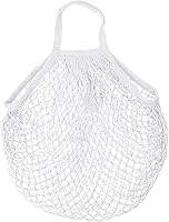 Vista 19 de MECCANIXITY Bolsa de malla de algodón reutilizable lavable malla malla bolsa organizador para frutas y verduras compras