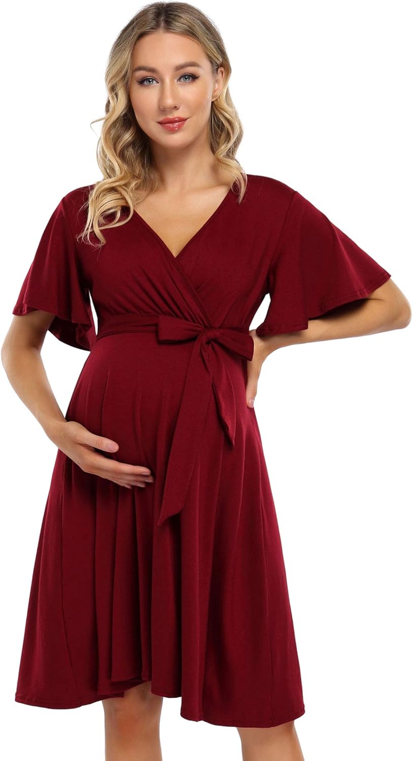 Empire waist wrap dress Clearance