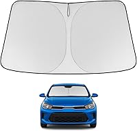 Vista 176 de Proadsy Parasol para parabrisas actualizado 2025, ajuste personalizado, BMW X3 2017-2011, 4 capas, plegable, protector de parasol para bloquear