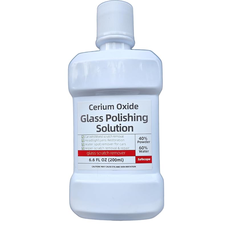 Composto para Polimento de Vidros com Óxido de Cério SafeCope 200 mL