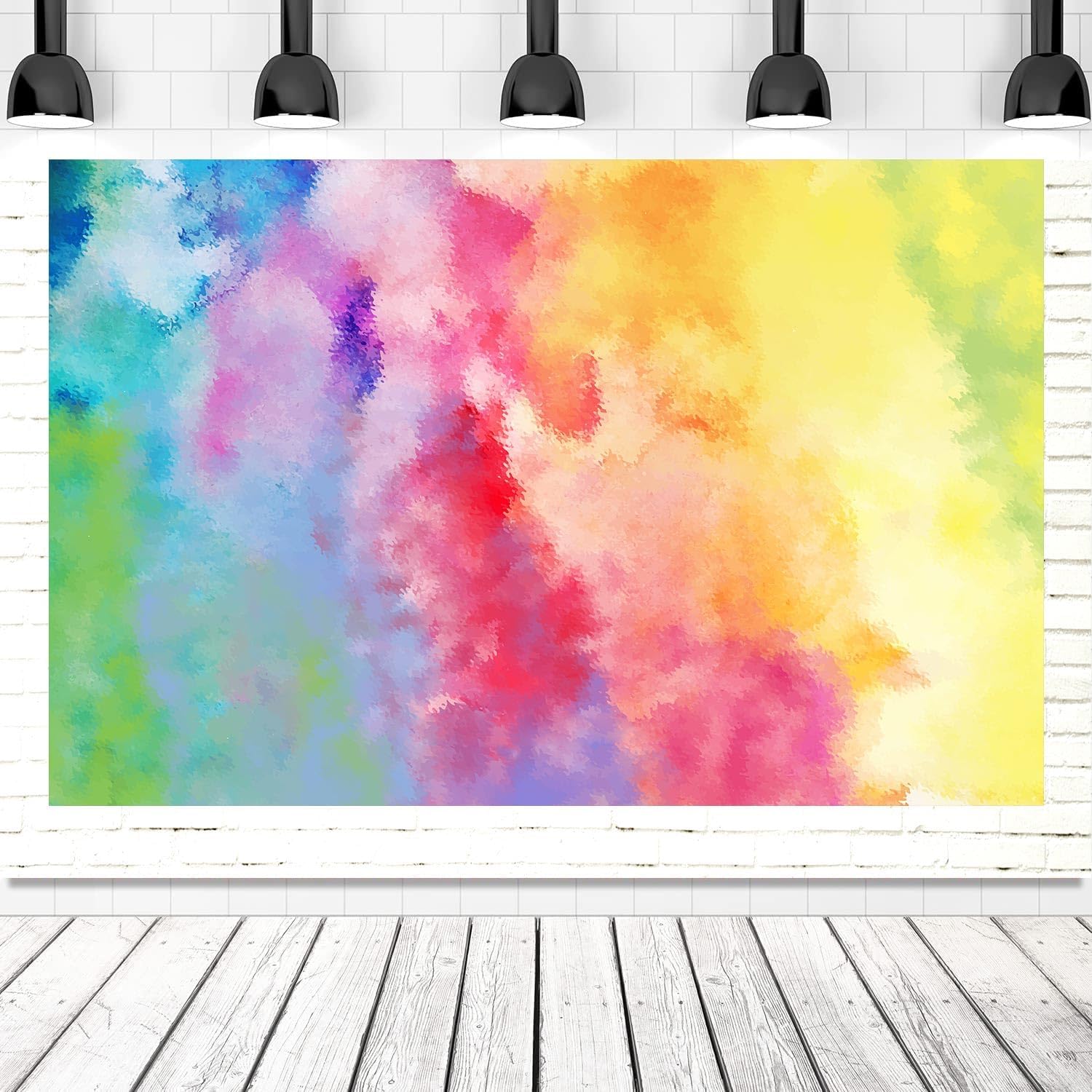 Paint Art Backdrop Colored Oil Painting Photography Background Themed Party Photo Booth Backdrop 10x7ft BJMYMT84