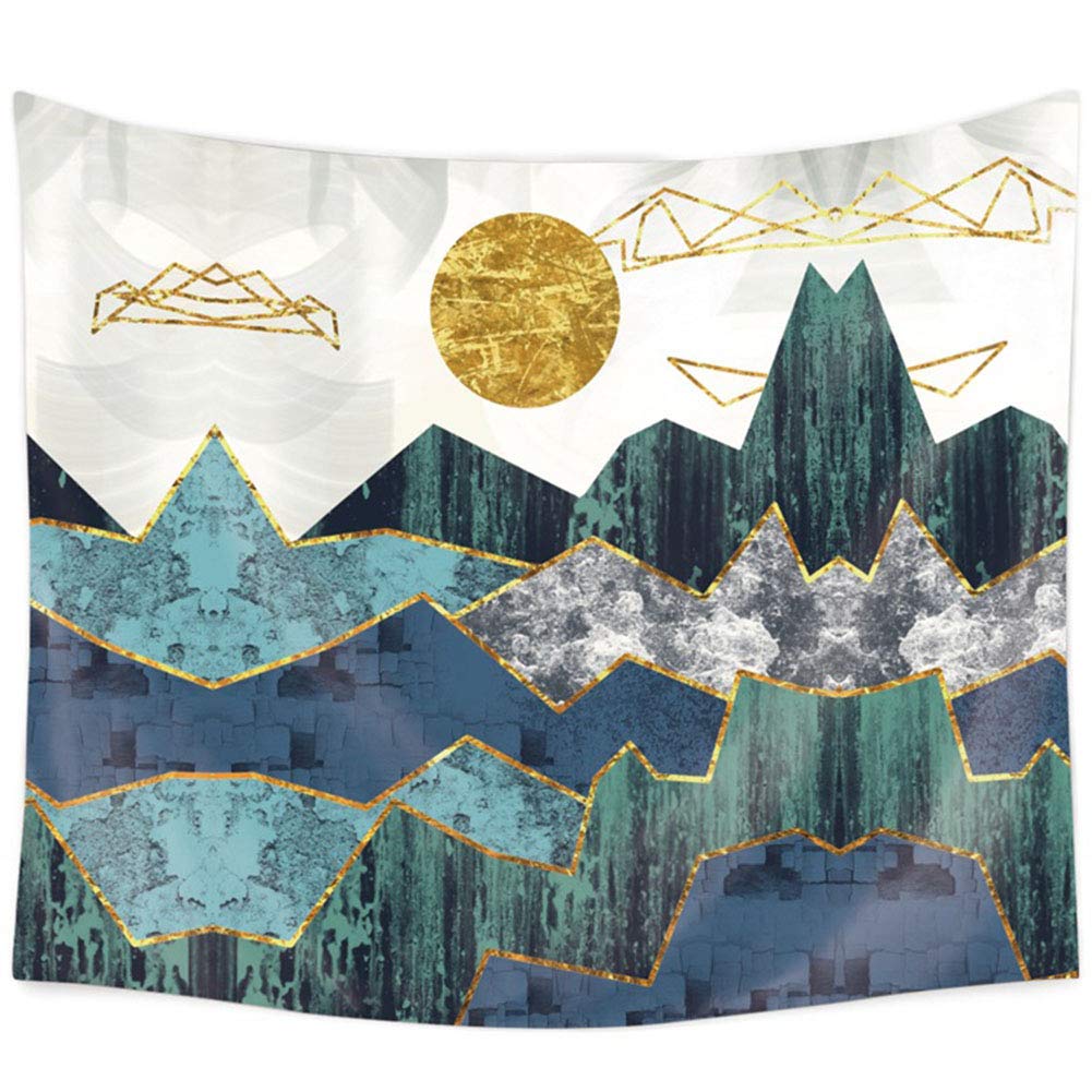 Tapisserie psychédélique marbrée nappe de table et serviette de plage