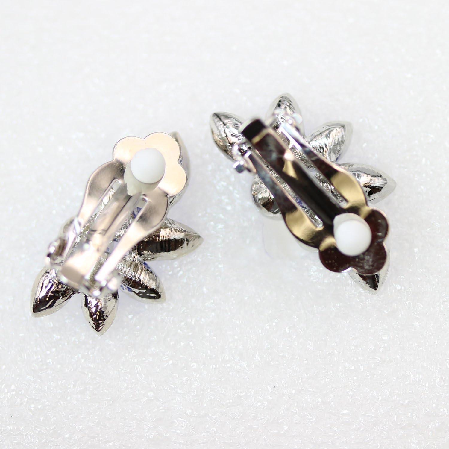 Faship Gorgeous Clip Ons Floral Earrings - Image 2