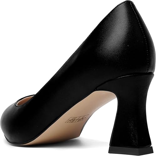 Miniatura 7 de ROSERWISH Zapatos de vestir de tacón alto con punta puntiaguda para mujer, elegantes, sin cordones, mate, de 2.5 pulgadas