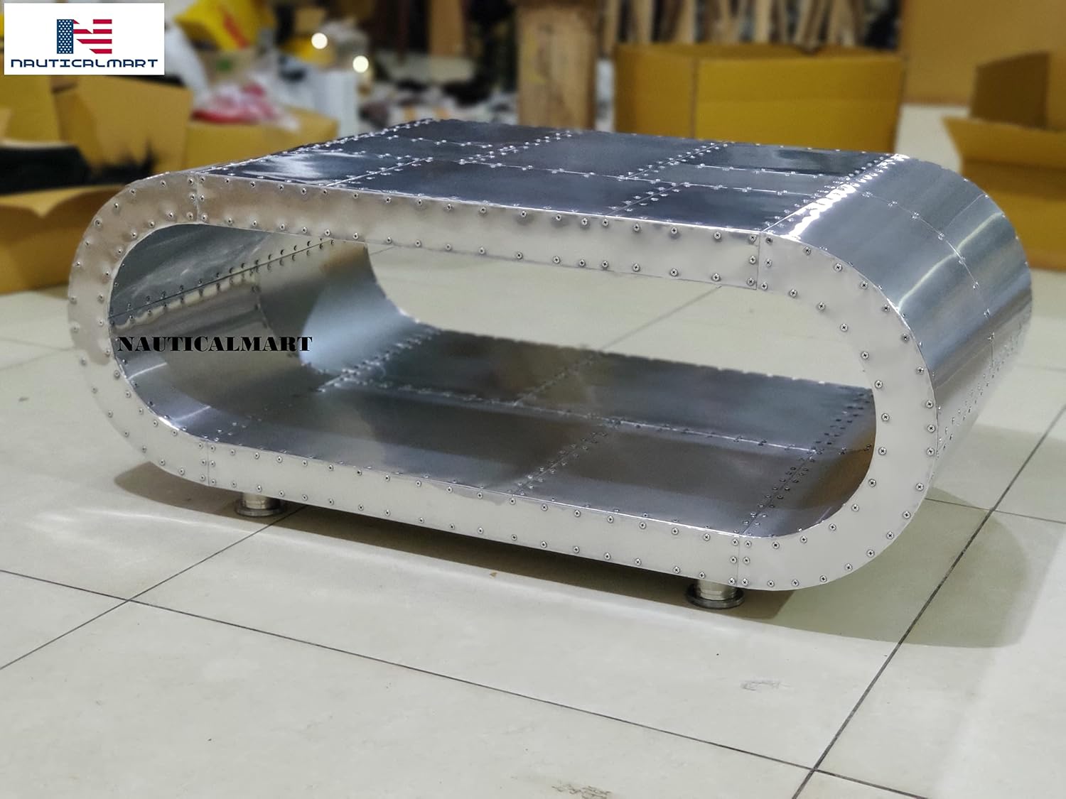 NauticalMart Aviator Coffee Table