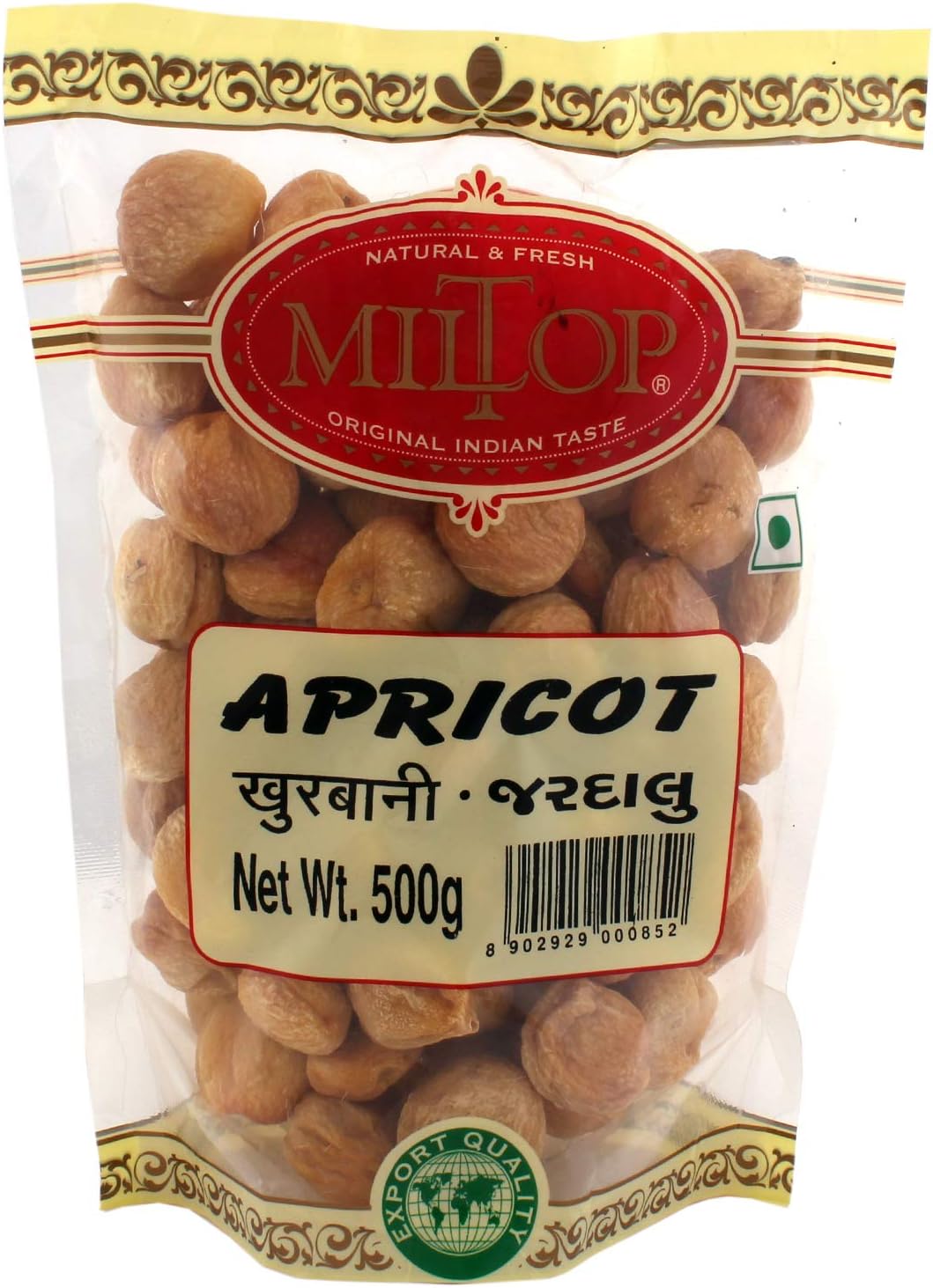 Miltop Dried apricots khurmani, 500g