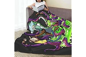 Cozy Rick and Morty Blanket: Snuggle Up with Your Favorite Duo