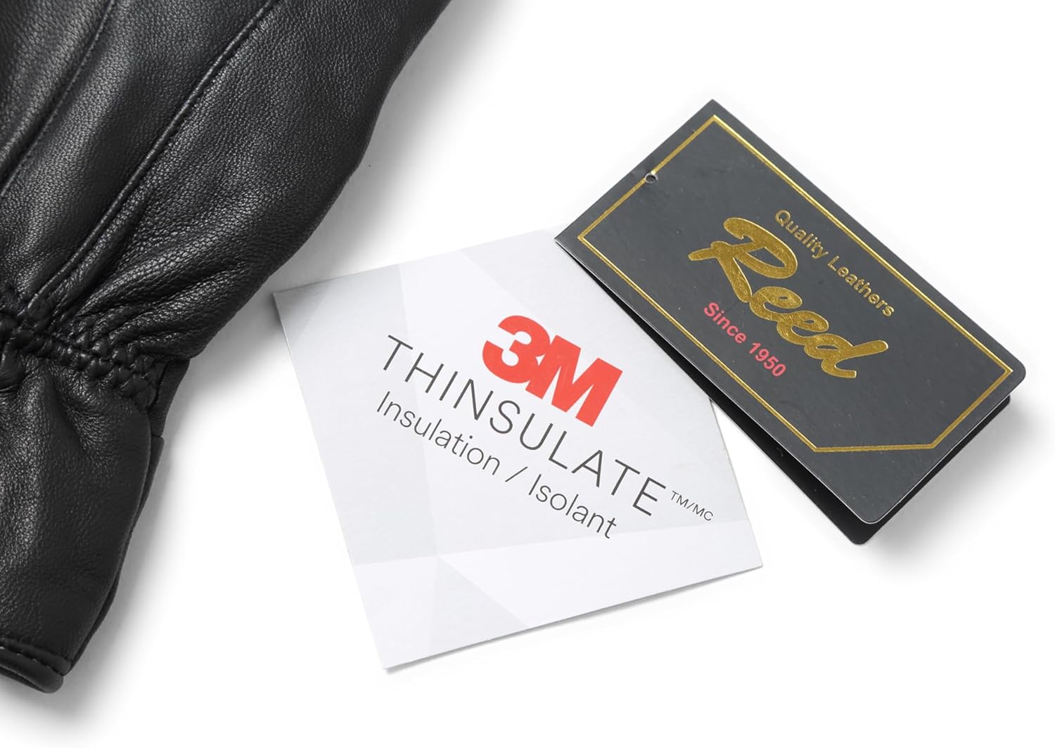 REED Men's Genuine Leather Warm Lined Driving Gloves - Touchscreen Texting Compatible - Image 11