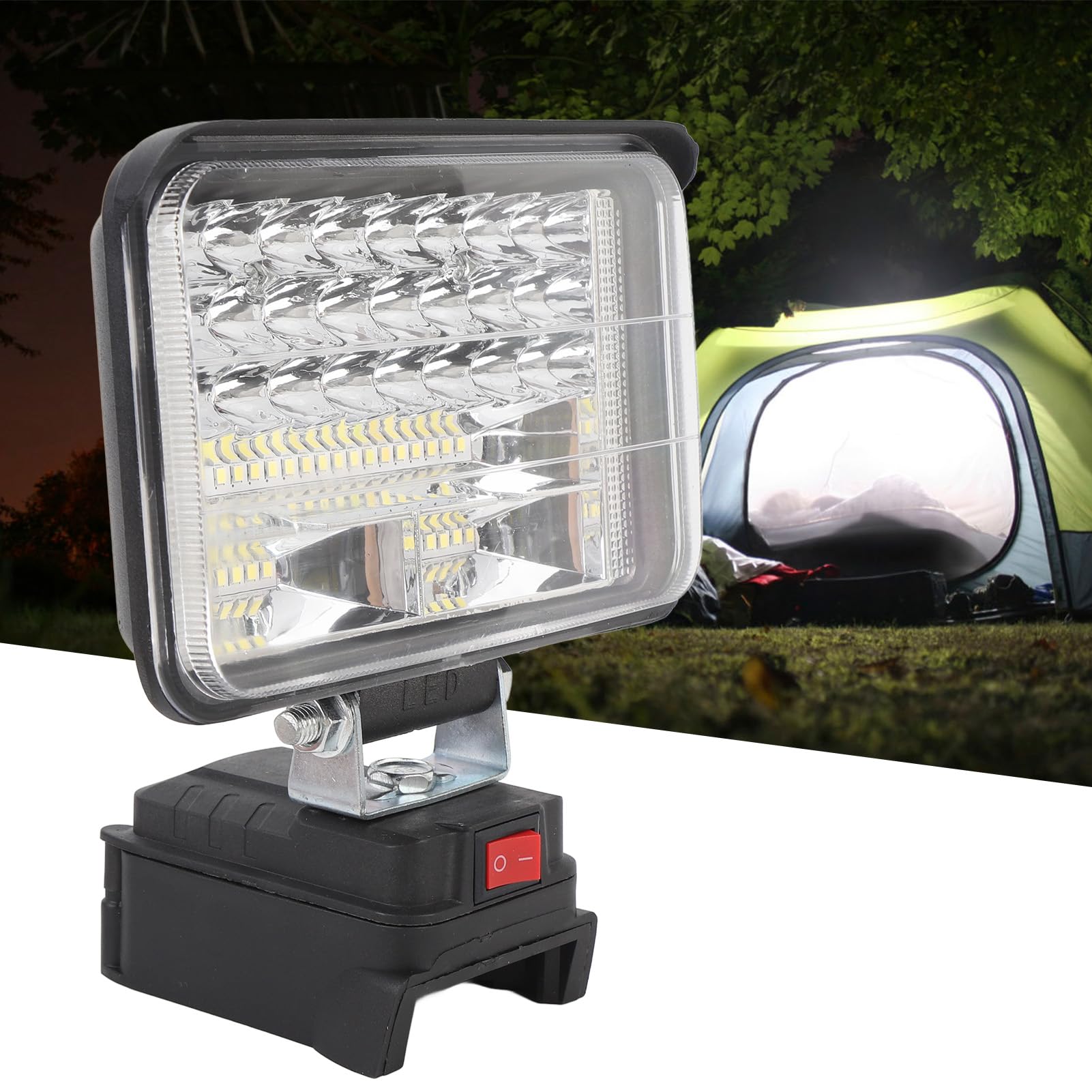 Thanmoer Projecteur LED Rechargeable, Lampe rechargeable, 30W 3 modes d'éclairage Portable Super