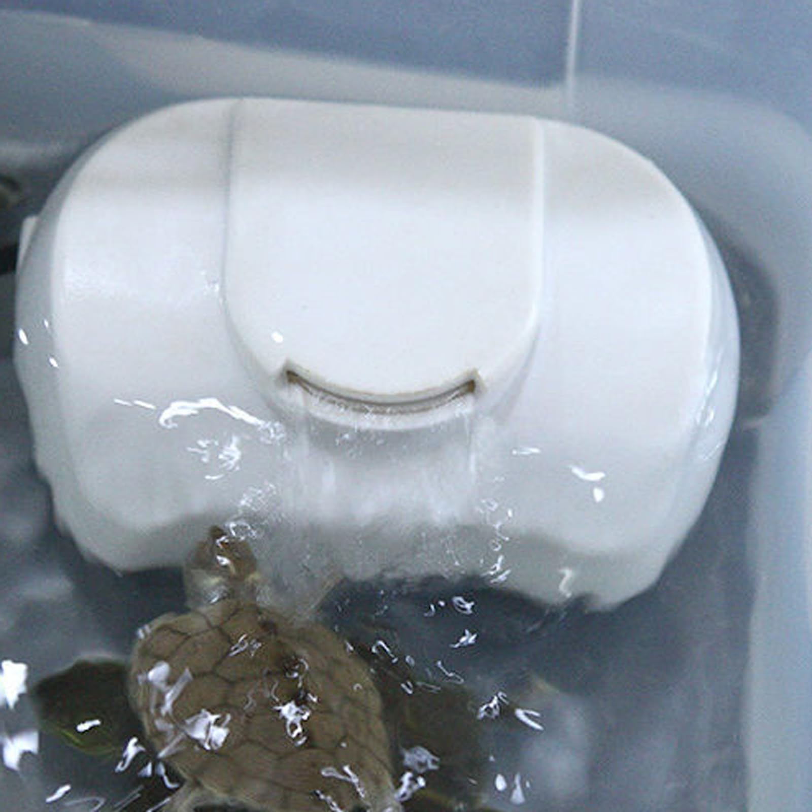 Filtro de cascada de acuario, bomba de limpieza de agua de bajo nivel para tanque de tortugas, reptiles y anfibios, accesorio de filtración de agua