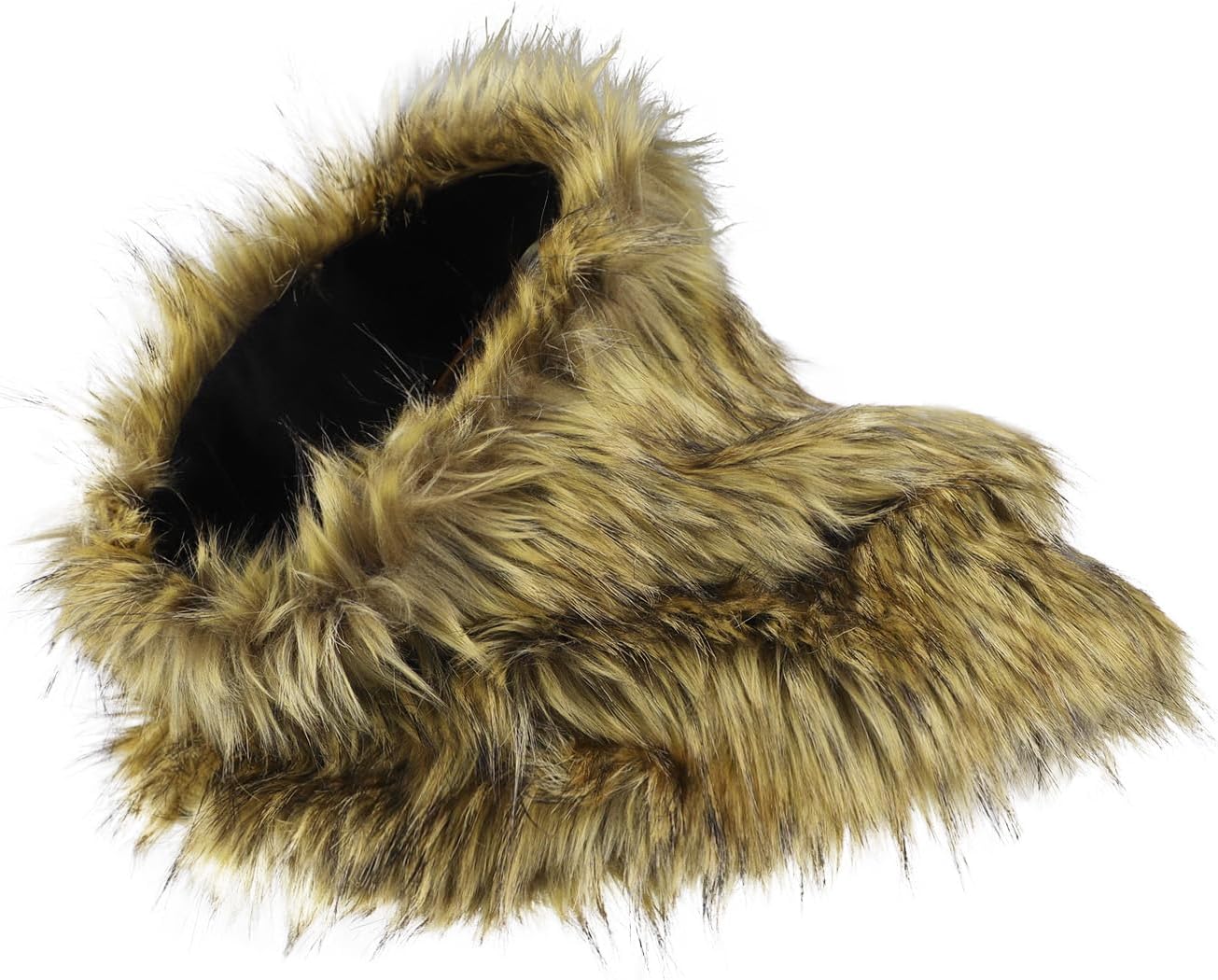 Womens Faux Fur Collar Neck Warmers Winter Scarves Scarf Wrap Costume Accessories Shawl for Coat Dress - Image 6