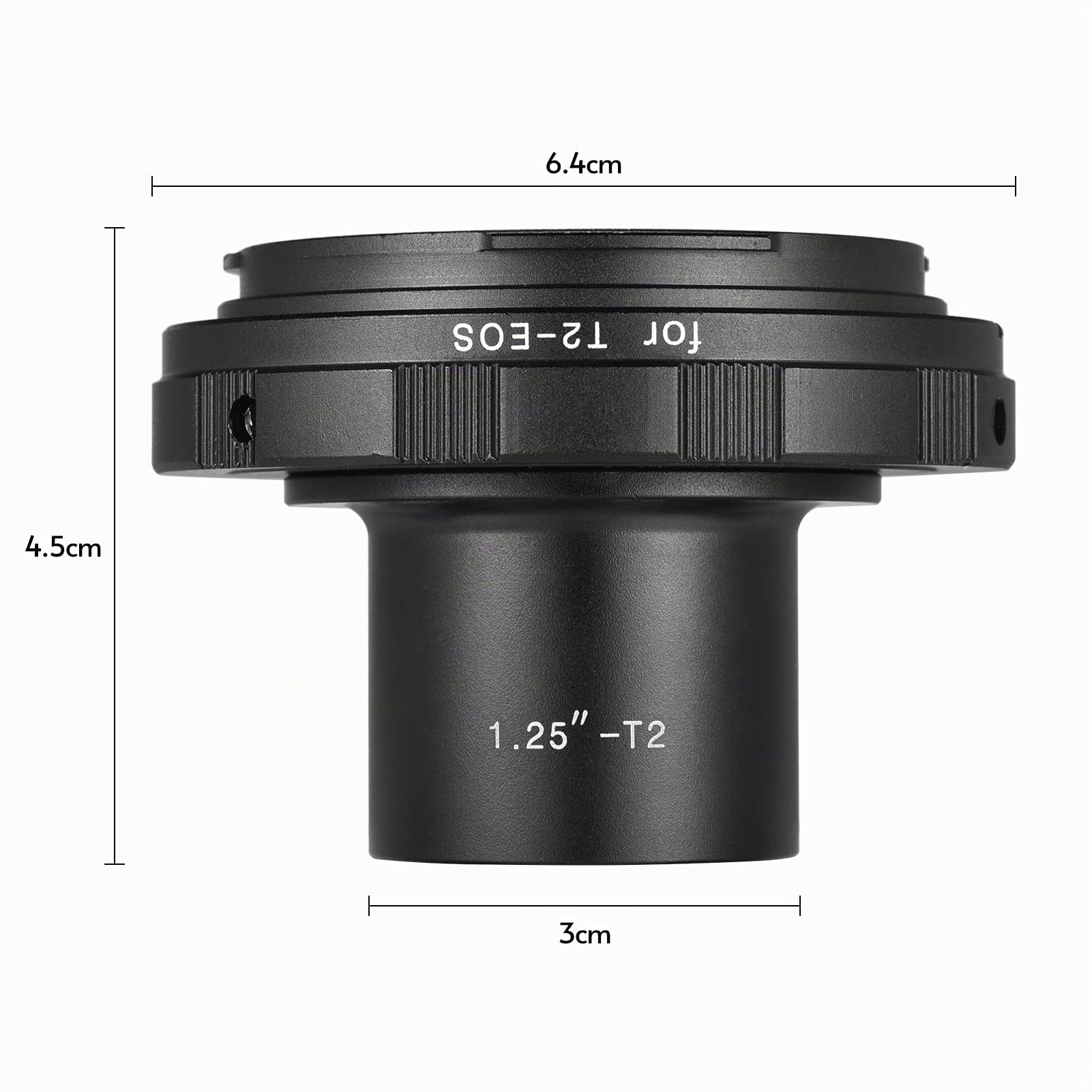 Namolit 1.25-T2-EOS - Bague d'adaptation pour oculaire Canon EOS T2 - 1,25" - Noir - Aluminium
