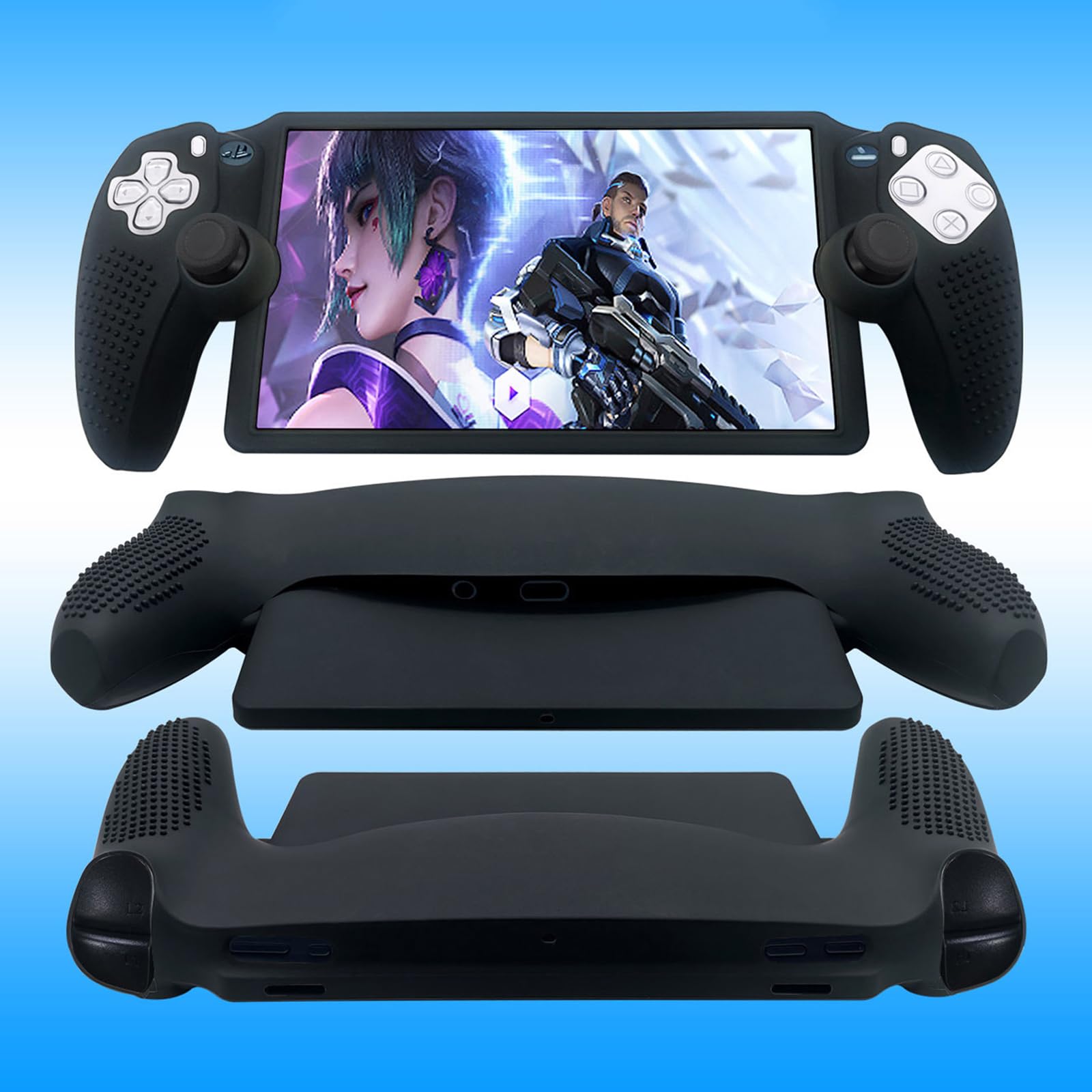 Custodia protettiva Cove Per PS5 Portale Console Silicone Protezione Manicotto a prova di goccia Custodia Morbida Manicotto Della Copertura Per PS Console di Gioco