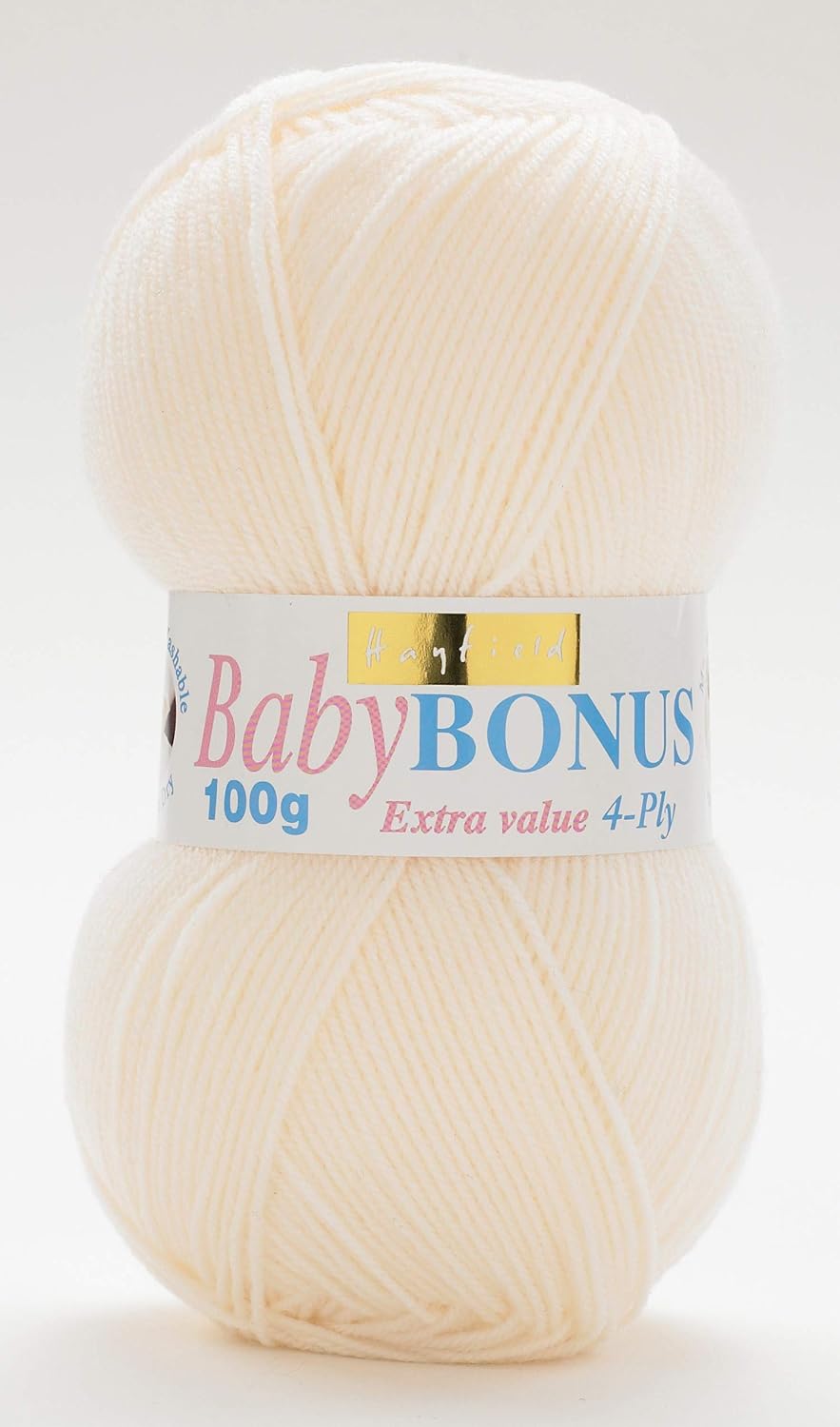 Sirdar (Hayfield) Baby Bonus 4 Ply Knitting Yarn Baby Cream 855 - per 100g ball by Sirdar