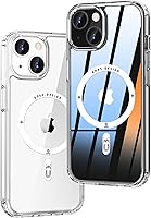 Vista 52 de ONES Funda delgada transparente para iPhone 8 Plus/7 Plus, PC + TPU híbrido, protección contra caídas de grado militar [antiamarillamiento], funda