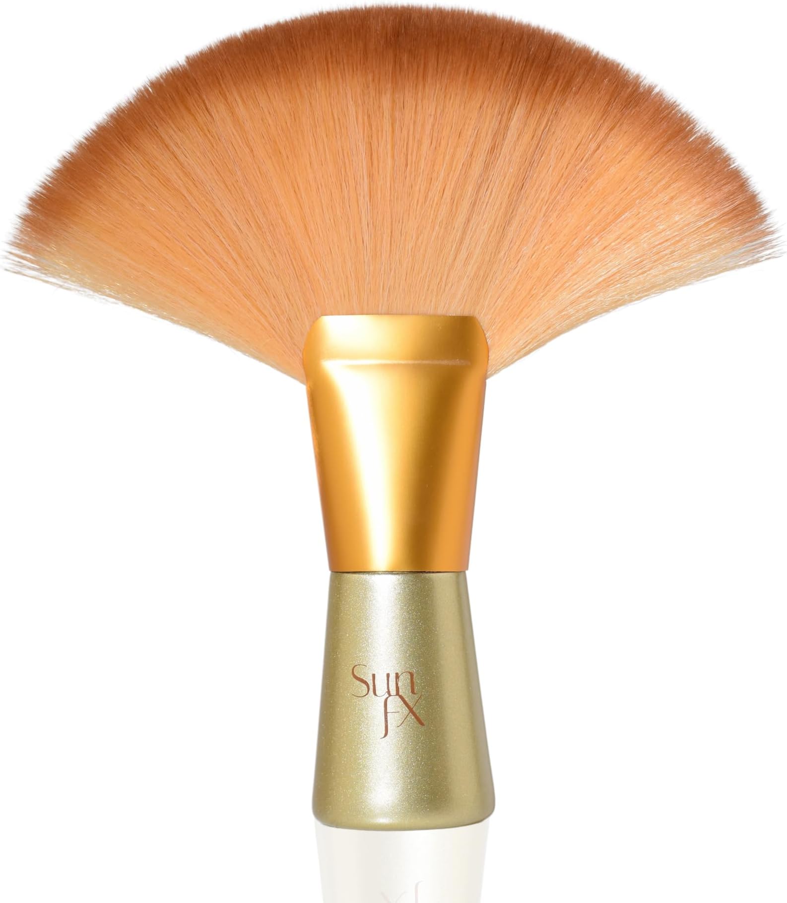 SunFX Finishing Powder Brush | Large Professional Fan Brush for Salon Use | Perfect For Spray Tan Powder