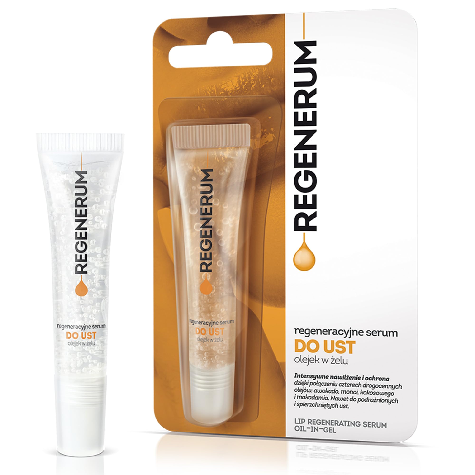 Regenerum Lips Serum, Klar oder durchsichtig