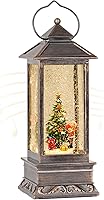 Vista 21 de Linterna musical de globo de nieve de Navidad, linterna giratoria brillante de 12 pulgadas con temporizador de 6 horas, alimentado por USB
