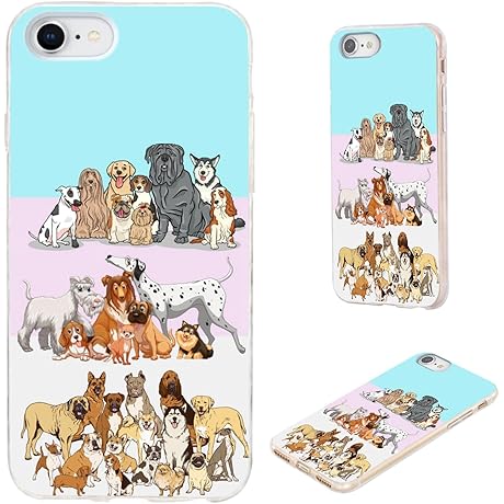 AKORAVO Full Protection iPhone 6/6S/7/8/SE 2020/2022 Case Dog