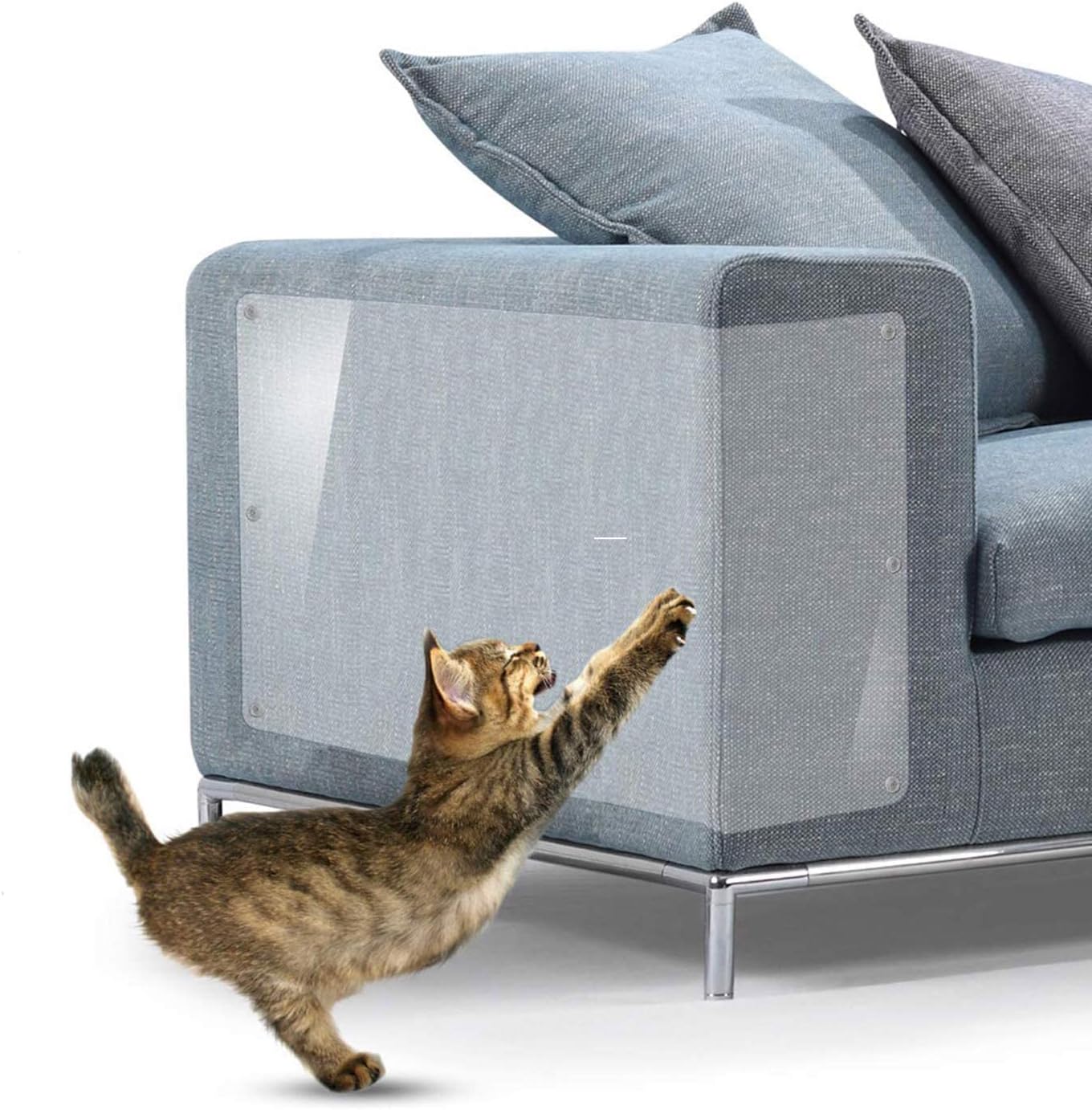 Cat Scratch Furniture Protector - Car Couch Protector 6Pack Cat Scratch Deterrent - Cat Scratch Guards - Cats Furniture Protector Cat Scratching Pads